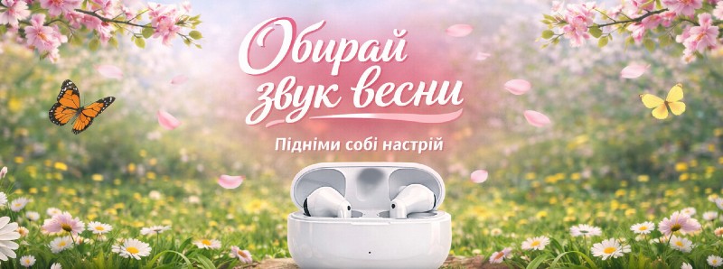 Обирай звук весни