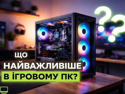 Що найважливіше в ігровому ПК