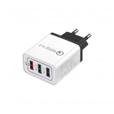 Зарядний пристрій XoKo QC-300 3 USB Qualcom 3.0 4.8A Black (QC-300-BK) Зарядний пристрій XoKo QC-300 3 USB Qualcom 3.0 4.8A Black (QC-300-BK)