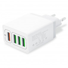 Зарядний пристрій XoKo QC-405 4 USB 6.2A White (QC-405-WH) Зарядний пристрій XoKo QC-405 4 USB 6.2A White (QC-405-WH)