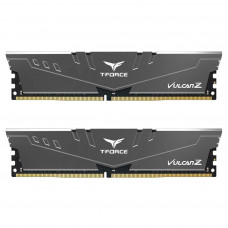Модуль пам'яті для комп'ютера DDR4 16GB (2x8GB) 3000 MHz T-Force Vulcan Z Gray Team (TLZGD416G3000HC16CDC01)