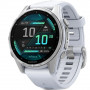 Смарт-годинник Garmin Fenix 8 43mm AMOLED Silver with Whitestone Silicone (010-02903-06)