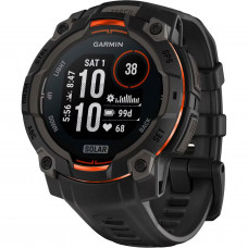 Смарт-годинник Garmin Instinct 3 45mm Solar Black with Black Silicone Band (010-02934-40)