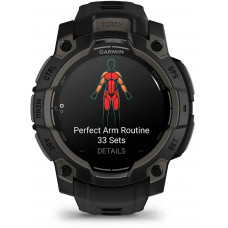 Смарт-годинник Garmin Instinct 3 45mm AMOLED Black with Black Silicone Band (010-02936-40)