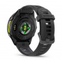 Смарт-годинник Garmin Forerunner 970 Black Carbon Gray DLC Titanium with Black/Translucent Whitestone Silicone with Slate Buckle (010-02969-60)
