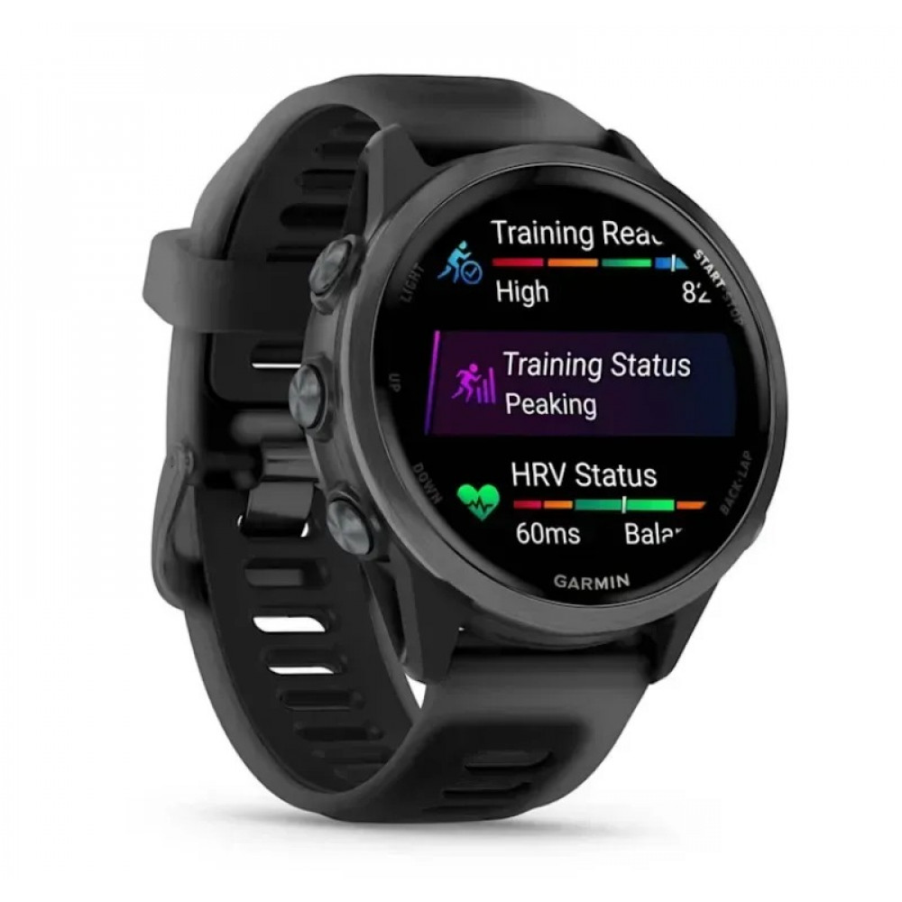 Смарт-годинник Garmin Forerunner 570 42mm Slate Gray with Black/Translucent Black Silicone with Slate Buckle (010-02970-40)