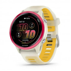 Смарт-годинник Garmin Forerunner 570 42mm Raspberry with Mango/Translucent Bone with Silver Buckle (010-02970-42)