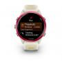 Смарт-годинник Garmin Forerunner 570 42mm Raspberry with Mango/Translucent Bone with Silver Buckle (010-02970-42)