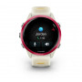 Смарт-годинник Garmin Forerunner 570 42mm Raspberry with Mango/Translucent Bone with Silver Buckle (010-02970-42)