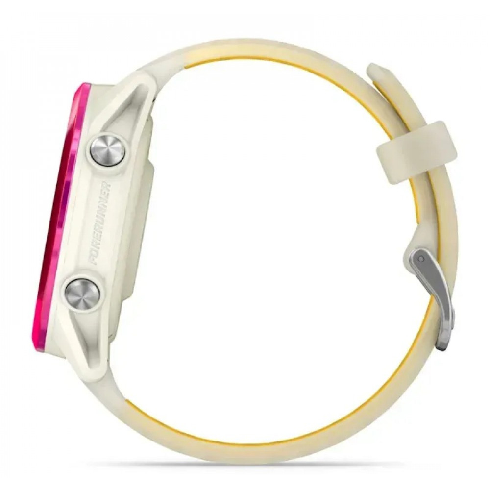 Смарт-годинник Garmin Forerunner 570 42mm Raspberry with Mango/Translucent Bone with Silver Buckle (010-02970-42)