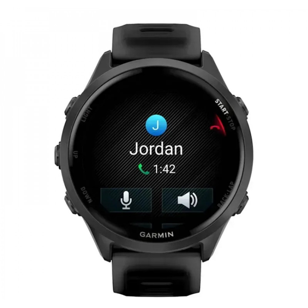 Смарт-годинник Garmin Forerunner 570 47mm Slate Gray with Black/Translucent Black Silicone with Slate Buckle (010-02971-40)