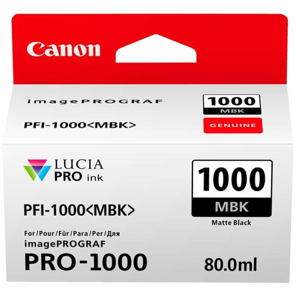 Картридж Canon (PFI-1000MBk) Pixma Pro 1000 (0545C001) Matte Black