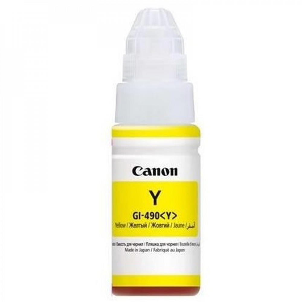 Чорнило CANON GI-490 PIXMA G1400/G2400/G3400 (Yellow) (0666C001) 70мл