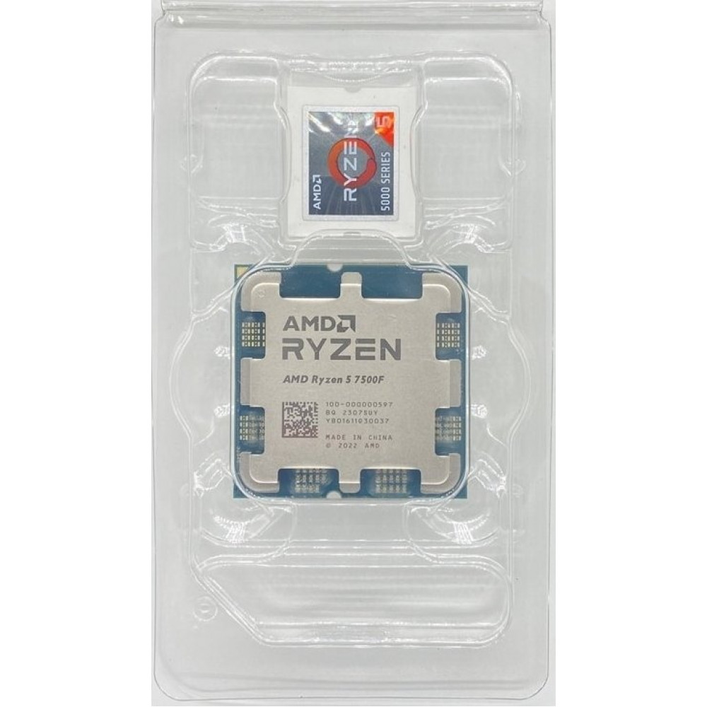 Процесор AMD Ryzen 5 7500F (3.7GHz 32MB 65W AM5) Tray (100-000000597)