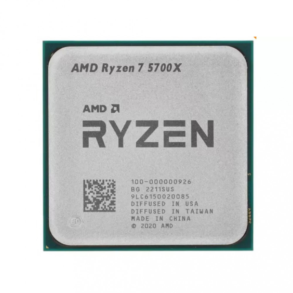 Процесор AMD Ryzen 7 5700X (3.4GHz 32MB 65W AM4) Tray (100-000000926)