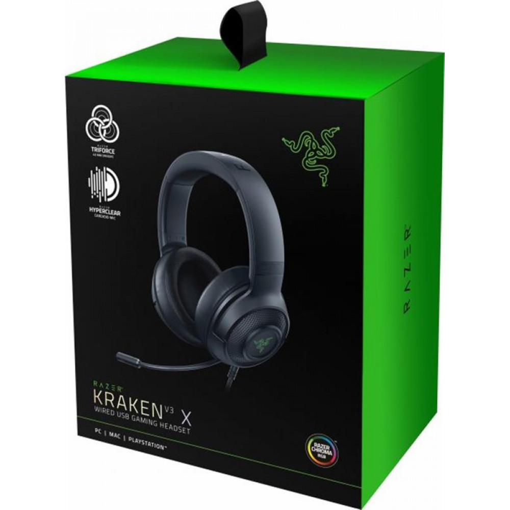 Гарнітура Razer Kraken V3 X USB (RZ04-03750300-R3M1)