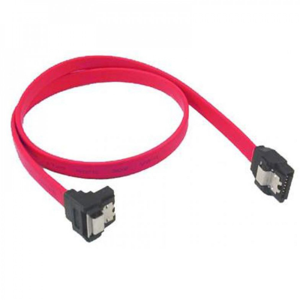 Кабель передачі даних Atcom (10108) SATA-DATA 50 см кутовий з клямкою