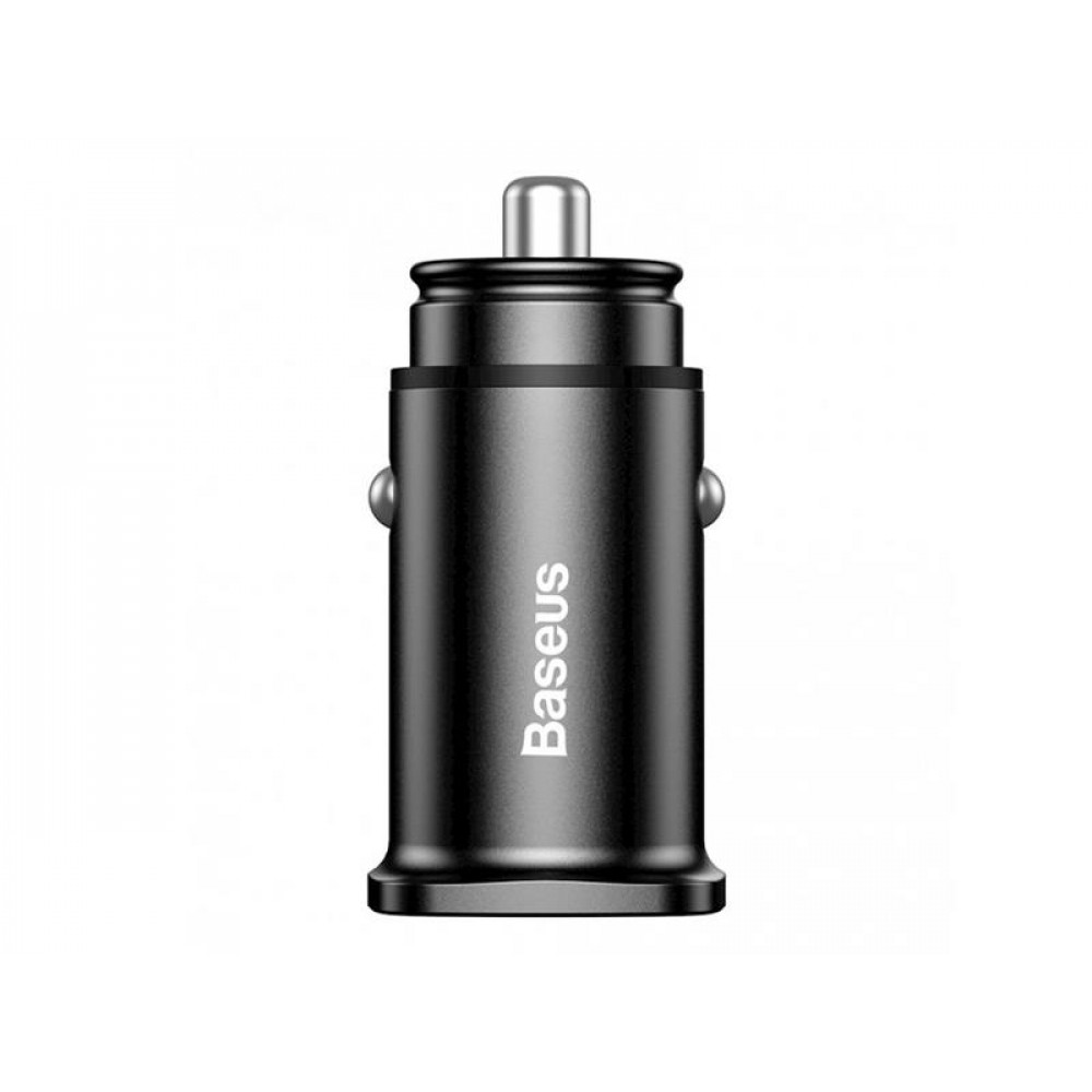 Автомобільний зарядний пристрій Baseus Square Metal (2USB, 5A) 30W Black (CCALL-DS01)