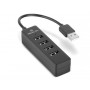 USB-хаб REAL-EL HQ-154 4 ports