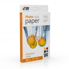 Фотопапір ColorWay глянцевий 200г/м2 10х15см 50 арк. (PG2000504R)