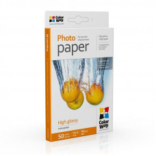 Фотопапір ColorWay глянцевий 180г/м2 10х15см 50 арк. (PG1800504R)
