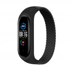 Ремінець BeCover Elastic Nylon Style для Xiaomi Mi Smart Band 5/Mi Smart Band 6 Size S Black (706145) Ремінець BeCover Elastic Nylon Style для Xiaomi Mi Smart Band 5/Mi Smart Band 6 Size S Black (706145)