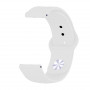 Силіконовий ремінець BeCover для Xiaomi Amazfit Bip/Bip Lite/Bip S Lite/GTR 42mm/GTS/TicWatch S2/TicWatch E White (706197)