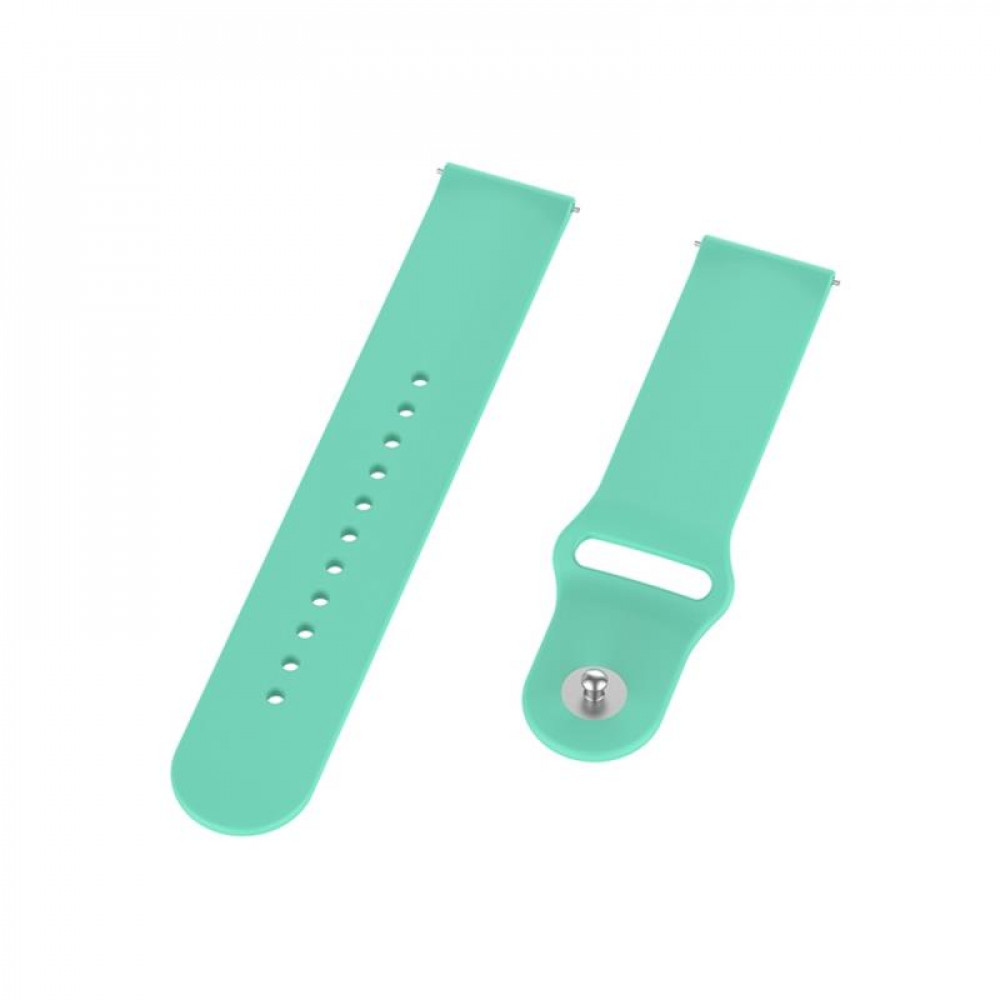 Силіконовий ремінець BeCover для Xiaomi iMi KW66/Mi Watch Color/Haylou LS01/Watch S1 Active Marine-Green (706365)
