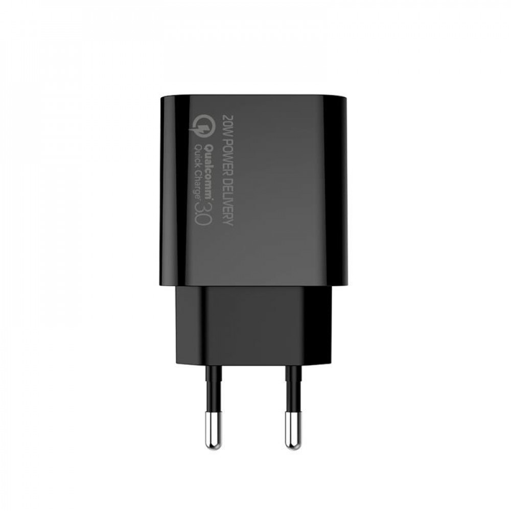 Мережевий зарядний пристрій ColorWay (1USB Type-C PDx3A;1USBx4A) Black (CW-CHS025QPD-BK)