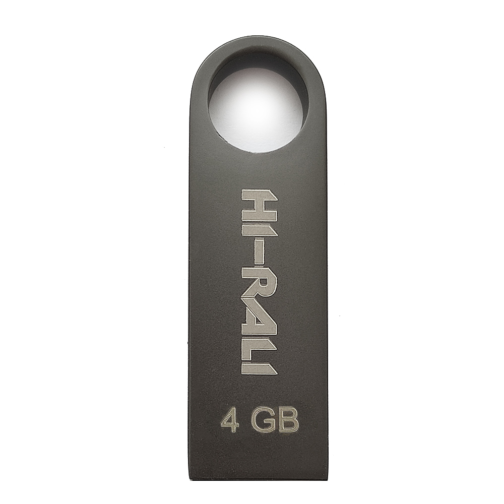 Флеш-накопичувач USB 4GB Hi-Rali Shuttle Series Black (HI-4GBSHBK)