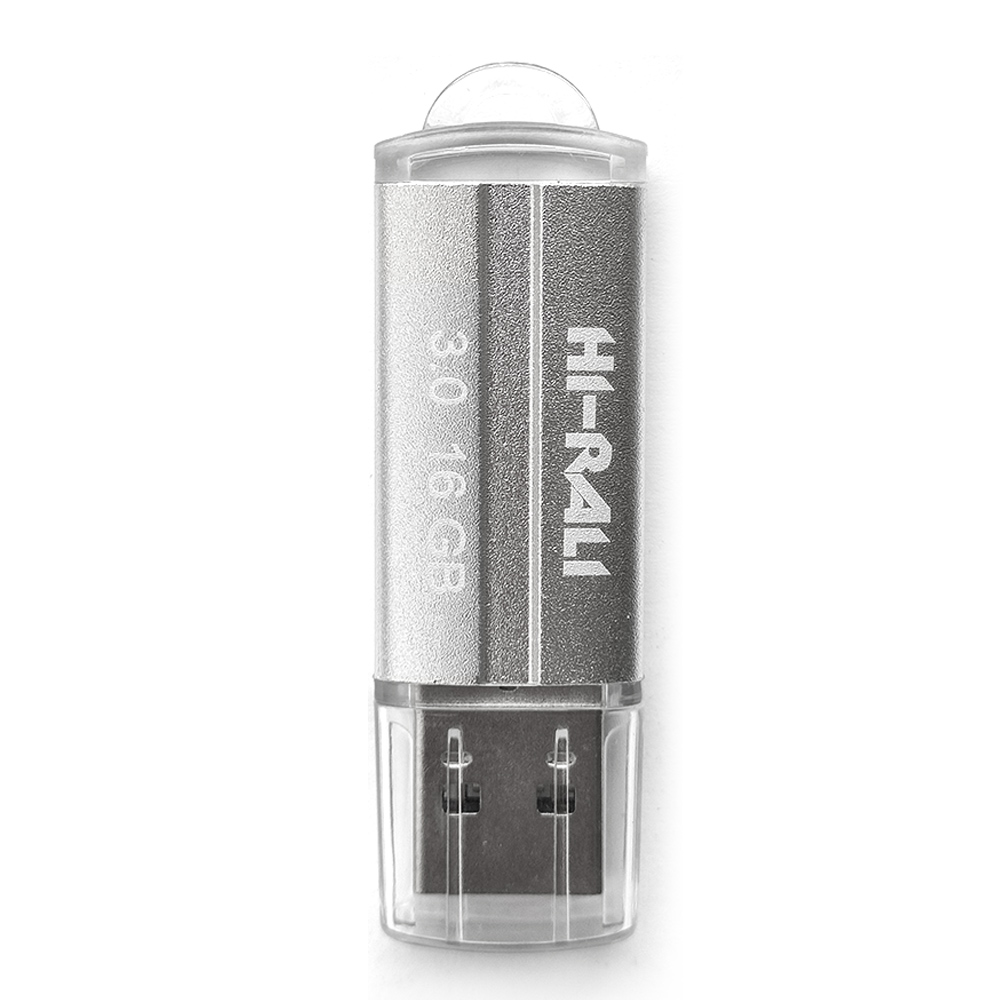 Флеш-накопичувач USB3.0 16GB Hi-Rali Corsair Series Silver (HI-16GB3CORSL)