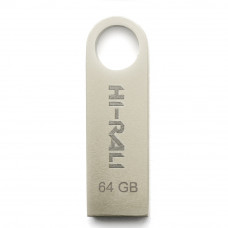 Флеш-накопичувач USB 64GB Hi-Rali Shuttle Series Silver (HI-64GBSHSL)