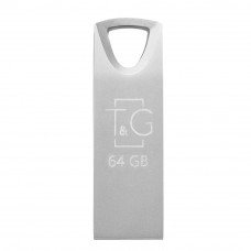 Флеш-накопичувач USB 64GB T&G 117 Metal Series Silver (TG117SL-64G)