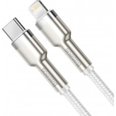Кабель Baseus Cafule Metal USB-C - Lightning (M/M), 1 м White (6953156202078)