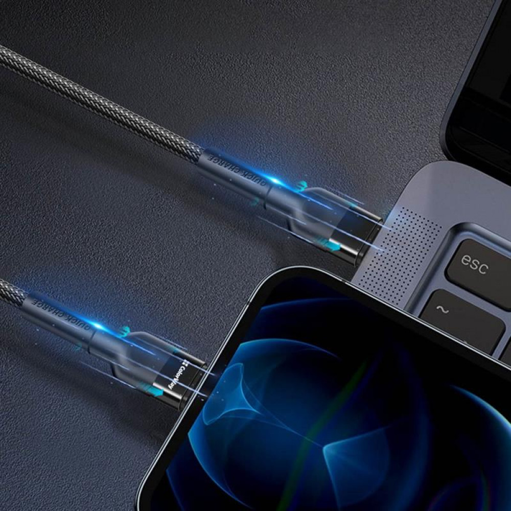 Кабель ColorWay USB Type-C - USB Type-C (M/M), 3.0 А, 1 м, Black (CW-CBPDCC047-BK)