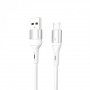 Кабель SkyDolphin S06V LED Smart Power USB - microUSB (M/M) 1 м, White (USB-000558)