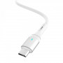 Кабель SkyDolphin S06V LED Smart Power USB - microUSB (M/M) 1 м, White (USB-000558)