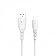Кабель SkyDolphin S08T USB - USB Type-C (M/M), 1 м, White (SDUSB-000562)