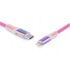 Кабель REAL-EL USB Type-C - Lightning (M/M), 1 м, Rainbow (EL123500054)
