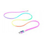 Кабель REAL-EL USB Type-C - Lightning (M/M), 1 м, Rainbow (EL123500054)
