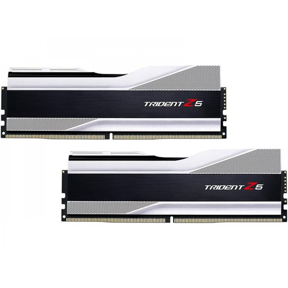 Модуль пам`ятi DDR5 2x16GB/6800 G.Skill Trident Z5 RGB Silver (F5-6800J3445G16GX2-TZ5RS)