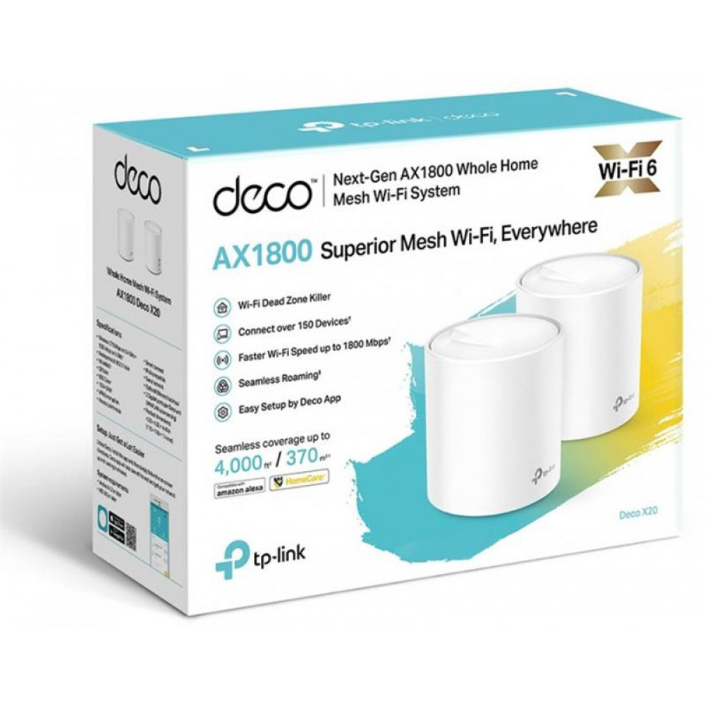 WiFi Mesh-система TP-Link Deco X20(2-pack)
