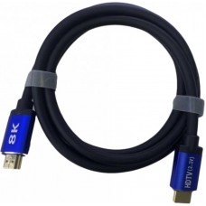 Кабель ATcom HDMI - HDMI V 2.1 (M/M), Real 8K 48Gbps, 10 м, Black/Blue (88810)