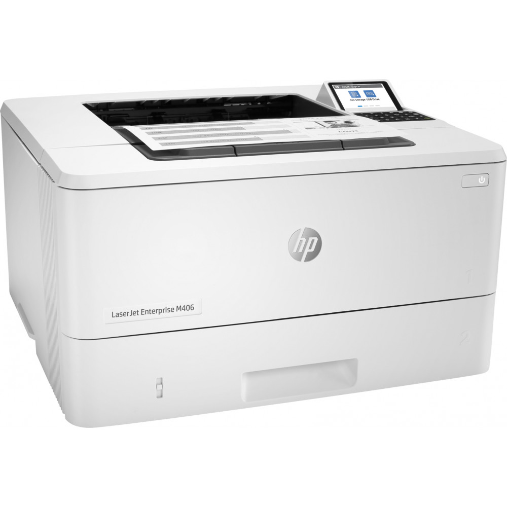Принтер А4 HP LaserJet Enterprise M406dn (3PZ15A)