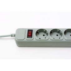 Фільтр живлення ProLogix (PRS-050P5-45G) 2.2 кВт, 5 розеток, 4.5 м, сірий