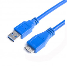 Кабель ProLogix USB - micro USB Type-B V 3.0 (M/M), 1.8 м, синій (PR-USB-P-12-30-18m) Кабель ProLogix USB - micro USB Type-B V 3.0 (M/M), 1.8 м, синій (PR-USB-P-12-30-18m)