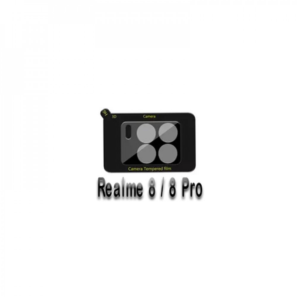 Захисне скло BeCover для камери Realme 8/8 Pro Black (707354)