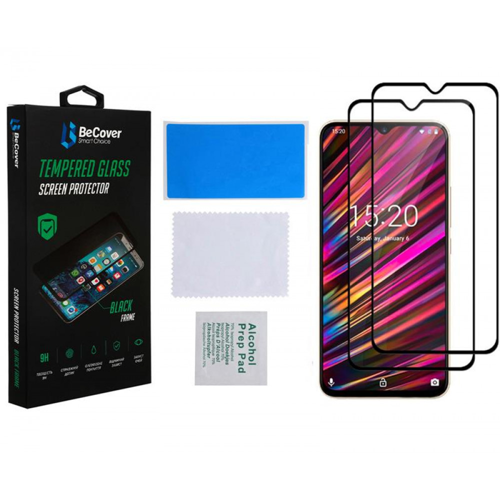 Захисне скло BeCover для Doogee X95 Black (707358)