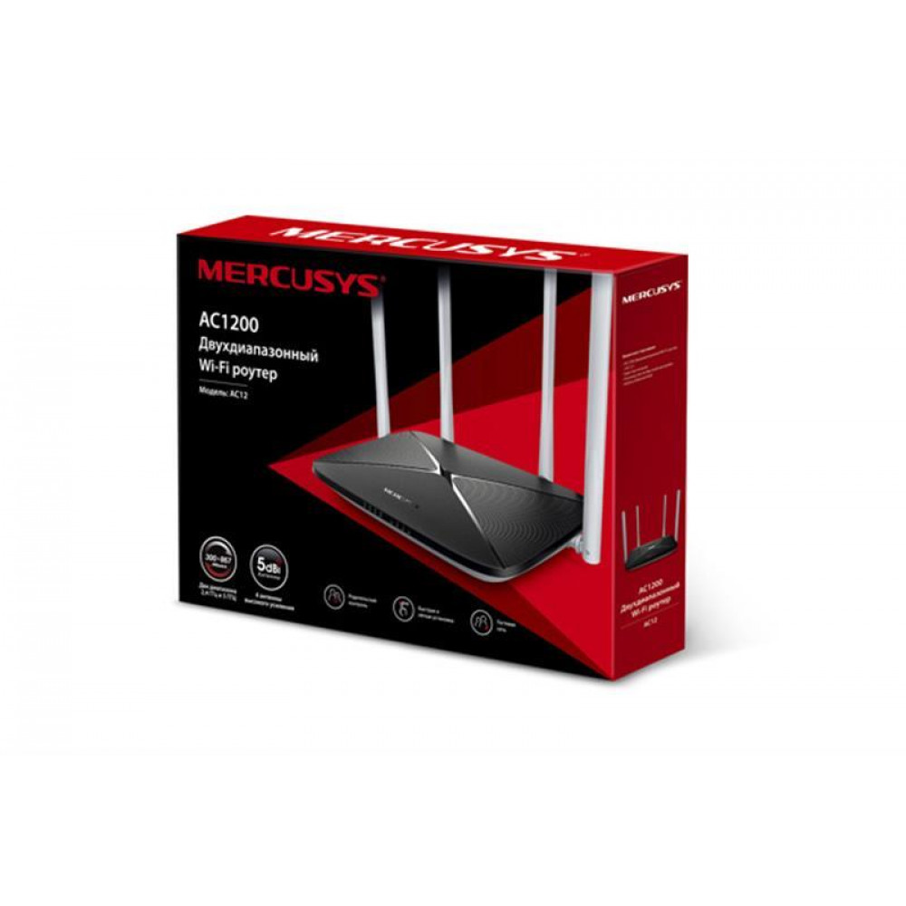 Бездротовий маршрутизатор Mercusys AC12