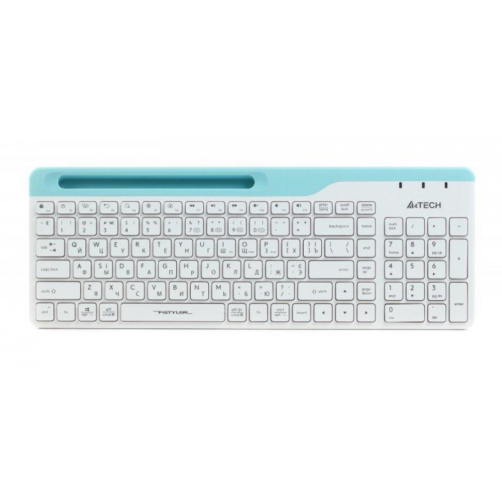 Клавіатура бездротова A4Tech Fstyler FBK25 White 
